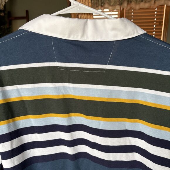 Club Room Vintage Polo Shirt Men's XL Blue Green + Long Sleeve - Picture 5 of 7